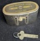 The Savings Teller coin and currency bank with ket