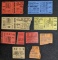 Group of 1970's Rock & Roll ticket stubs - Bowie, Jethro Tull