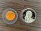 Full roll 2000-S Proof Sacagawea Golden Dollar coins
