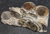 Unique paperweight made from melted coins
