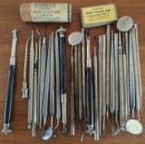 Vintage Dentists tools and mirrors