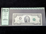 1995 $2 Federal Reserve Note US Paper Money PCGS 65PPQ