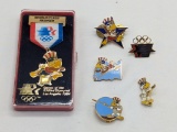 Vintage 1984 Los Angeles Olympic metal pins