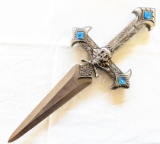 Skull and crossbones dagger sword