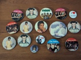 Vintage Rock & Roll buttons and pins