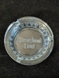 Vintage glass Disneyland Hotel 1960's ashtray