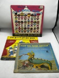 Three vintage children's records - Puff the Magic Dragon, The Smurf's All Star Show, Disney It's a S