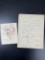J. Andre Smith Signed Drawing and Letter Original Artwork