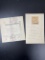 J. Andre Smith Signed Drawing and Letter Original Artwork
