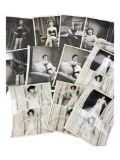 Vintage 1950'S Original Burlesque Nude Pin Up Model Risque 8x10 Black And White Photographs