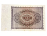 1923 German 100,000 Mark Weimar Uncirculated Bank Note Z133