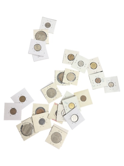 Vintage World Coin Currency Collection Lot of 81