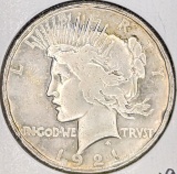 1921 Peace High Relief silver dollar coin