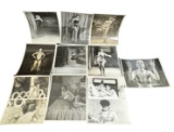 Vintage 1950'S Original Burlesque Nude Pin Up Model Risque 8x10 Black And White Photographs