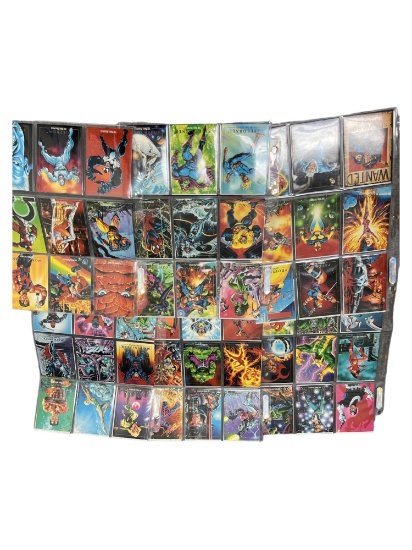 Vintage 1992 marvel masterpieces skybox trading card collection lot