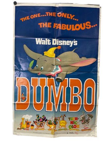 Vintage Original 1976 DUMBO Movie House Full Sheet Poster