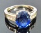 5 Carat Sapphire gold ring