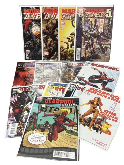 DEADPOOL AND ZOMBIES COMIC BOOK LOT 14