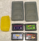 Nintendo GameBoy Advance games and holders