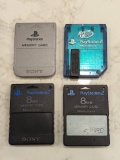 Sony PlayStation & PS2 memory cards