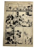 John Byrne CAPTAIN AMERICA COMIC BOOK Original Art (Marvel, SIGNED
