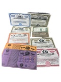 ANTIQUE US CURRENCY, US BANKS PAPERS, COMPANY SHARES LOT 9