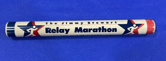 Jimmy Stewart relay marathon baton stick