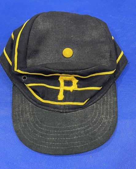 Game used Pittsburgh Pirates vintage hat