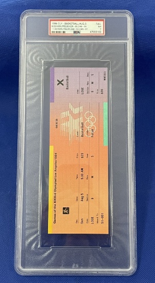 1984 Olympic basketball ticket