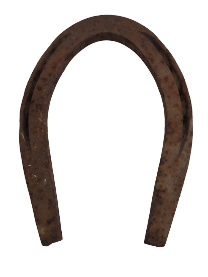 Antique iron horseshoe