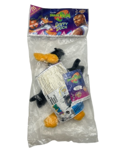 Vintage Space Jam Daffy Duck collectable toy