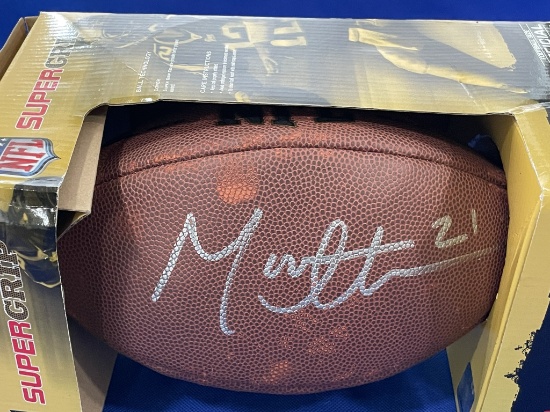 Autographed Wilson football official size