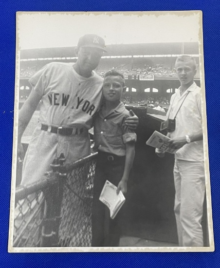 Yankees, Ralph Houk original 8 x 10 photo with Barry