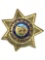 VINTAGE OBSOLETE POLICE BADGE UBA COUNTY CA CALIFORNIA JUDGE