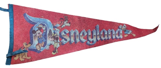 Vintage Disneyland Pennant