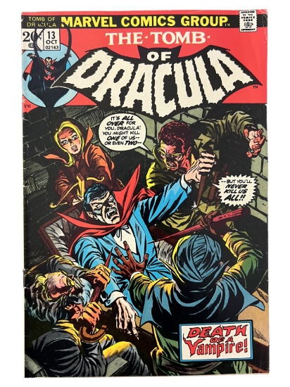 Tomb of Dracula 13 Origin of Blade the Vampire Slayer 1973 Marvel