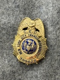 VINTAGE OBSOLETE POLICE BADGE NEW YORK TRANSIT AUTHORITY SMITH & WARREN
