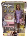 BARBIE MIDGE AND BABY HAPPY FAMILY DOLL IN BOX VINTAGE