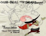 The Smurfs Original Animation Production Cel Cartoon Hanna-Barbera Vintage Rare