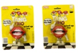 TANG TRIO-WIND UP TOY NASTA - NEW ON CARD LOT OF 2
