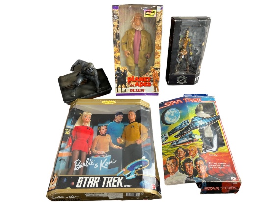 Star Trek, Planet of the Apes, Marvel Action Figures Collection Lot