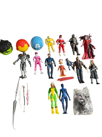 Mixed Superhero Action Figure Collection Lot