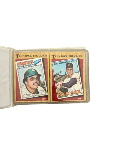 Vintage MLB Baseball Trading Card Collection Lot Reggie Jackson, Sparky Anderson, Mattingly