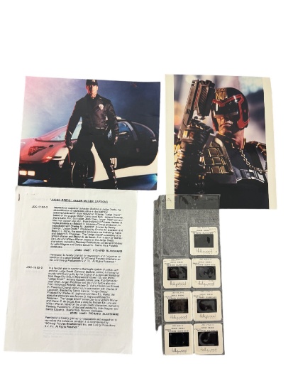 Sylvester Stallone Judge Dredd Film Slide Lot Photos by Richard Blanshard