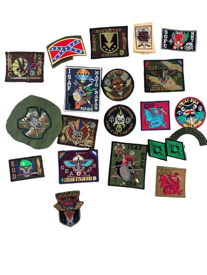 Vintage Military Patch Collection Lot 30 Pieces