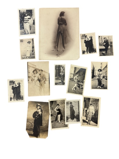 Vintage 1920s Fashion Photos and Postcards Collection Lot