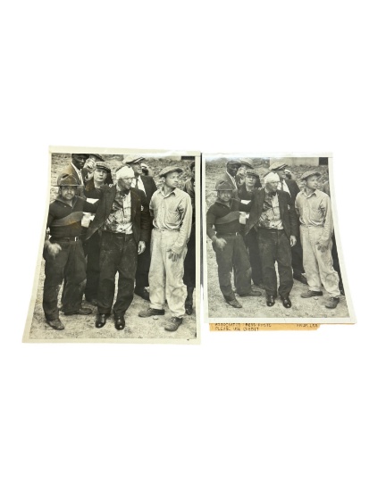 1934 West Coast Los Angeles Riot Photograph Pair