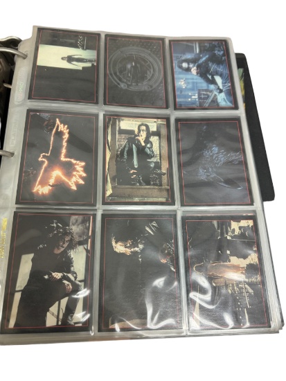 The Crow Movie Trading Card Collection Lot Binder