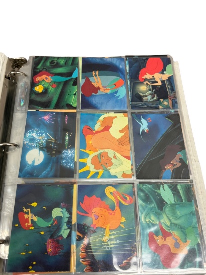 1990s Vintage Skybox Disney Trading Card Collection Lot Binder