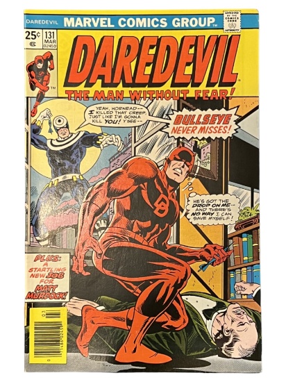 Daredevil #131 Marvel 1st App. Bullseye 1976 Comic Book